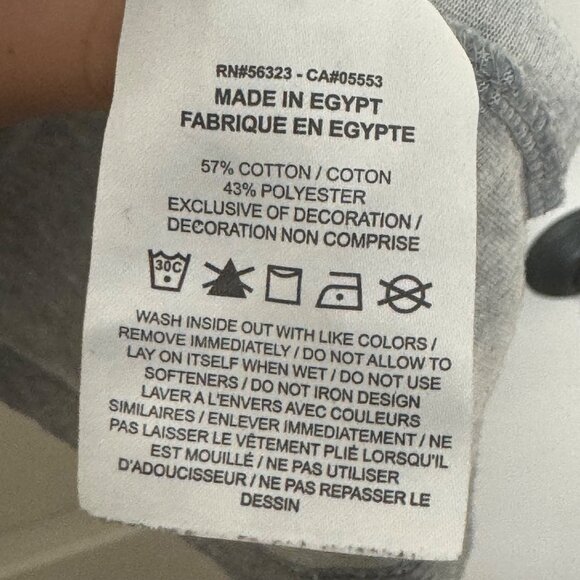 Nike Dri-Fit Men’s M Gray Tee Basketball Court Graphic Shirt - Picture 5 of 6